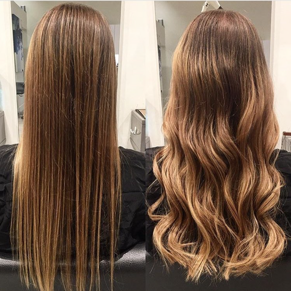 curly tape in hair extensions