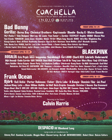 Coachella 2023 Artist Lineup 