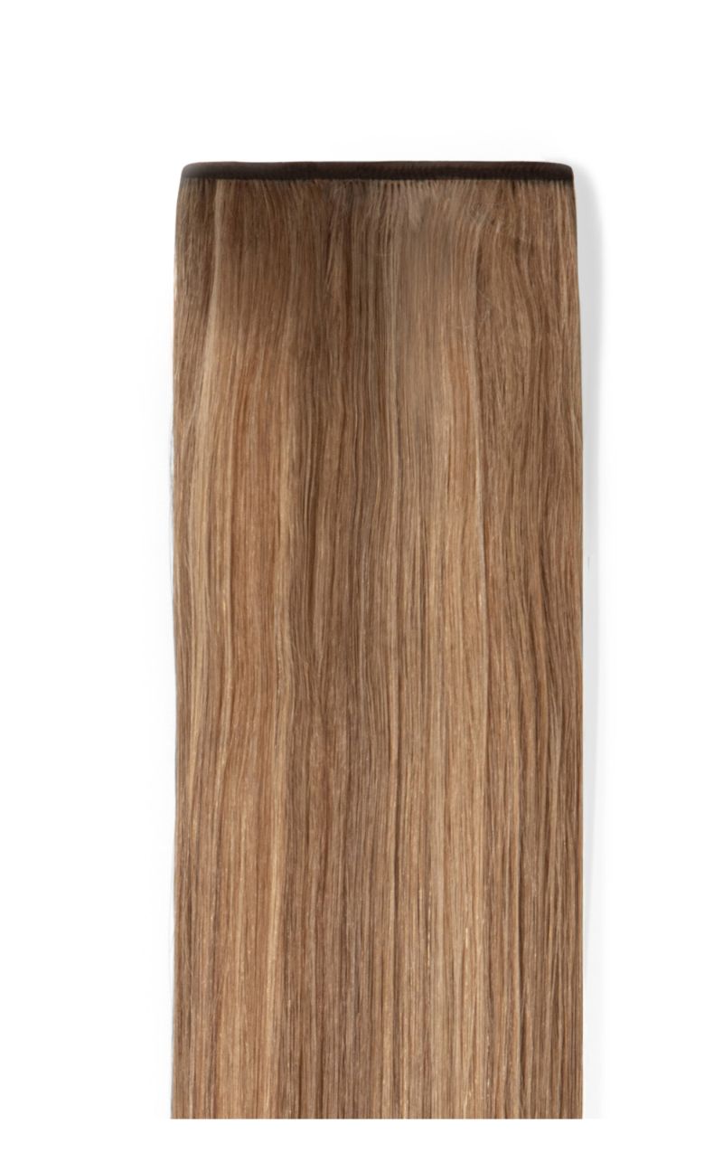 Premium Remy Tape-in 20 Toffee Swirl Highlights 8/24G - Glam Seamless Hair  Extensions