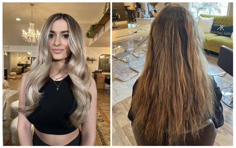 chemical free color hair extensions