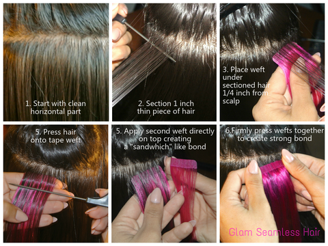 Reasons Why Tape In Extensions Slip Out Glam Seamless Hair Extensions