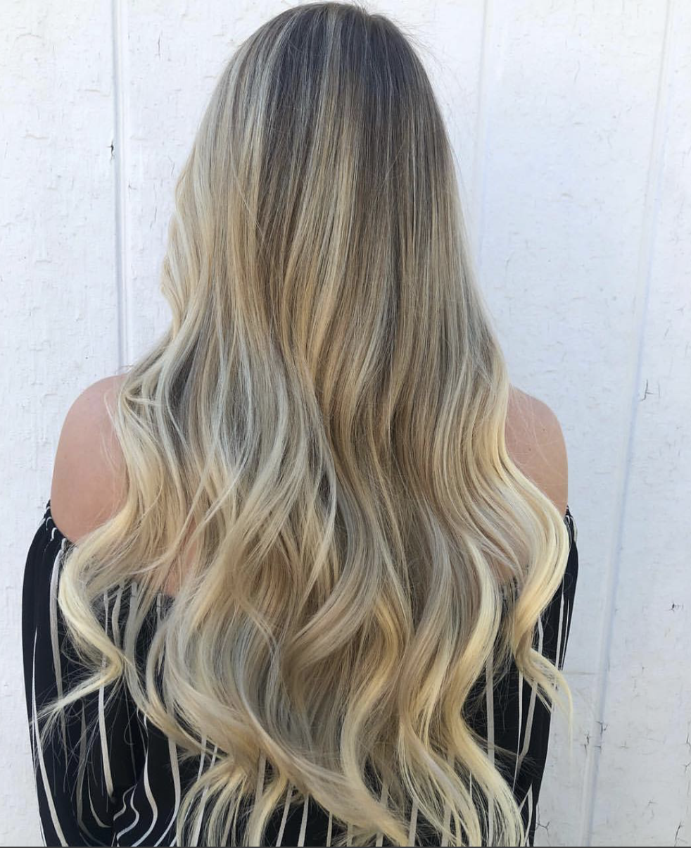 Sunkissed Blonde Highlights 18 22 Invisi Toppers Glam