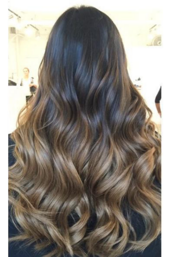 Ombre Color Melt Glam Seamless Hair Extensions