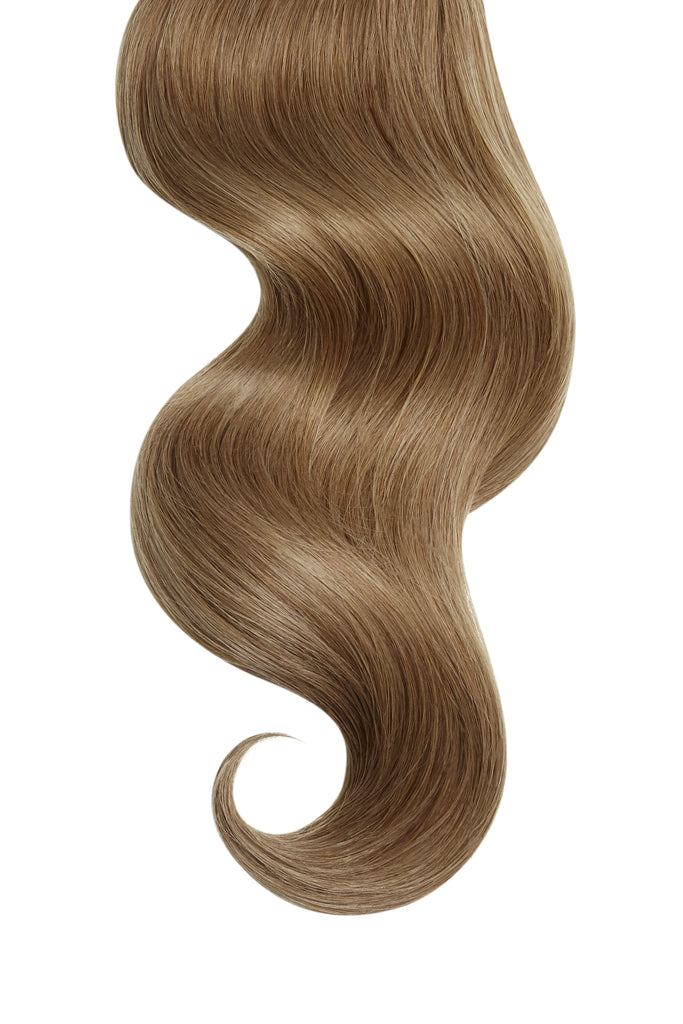 Light Ash Brown Clip In Hair Extensions Glam Seamless Glam