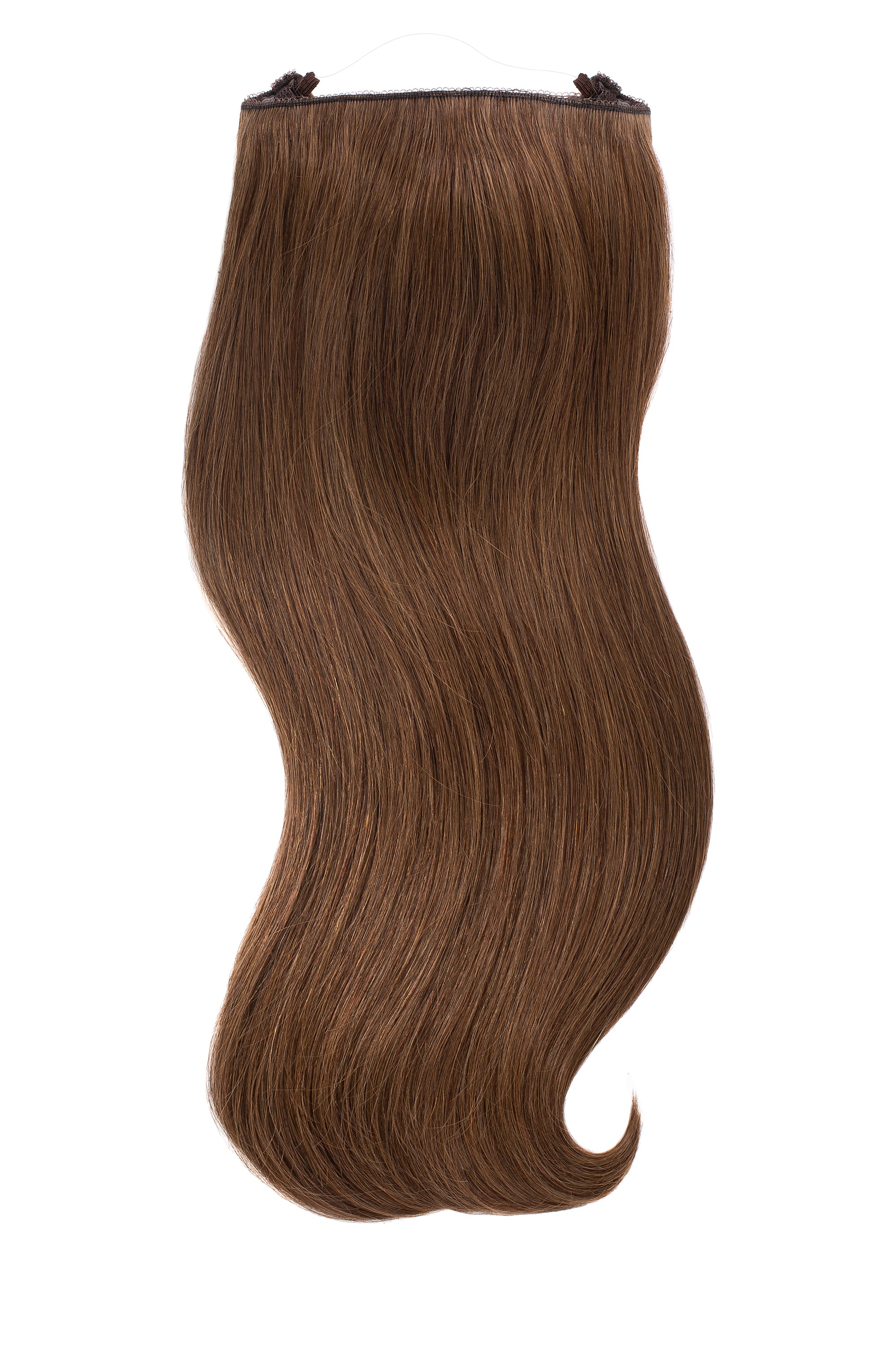 human hair halo extensions brown