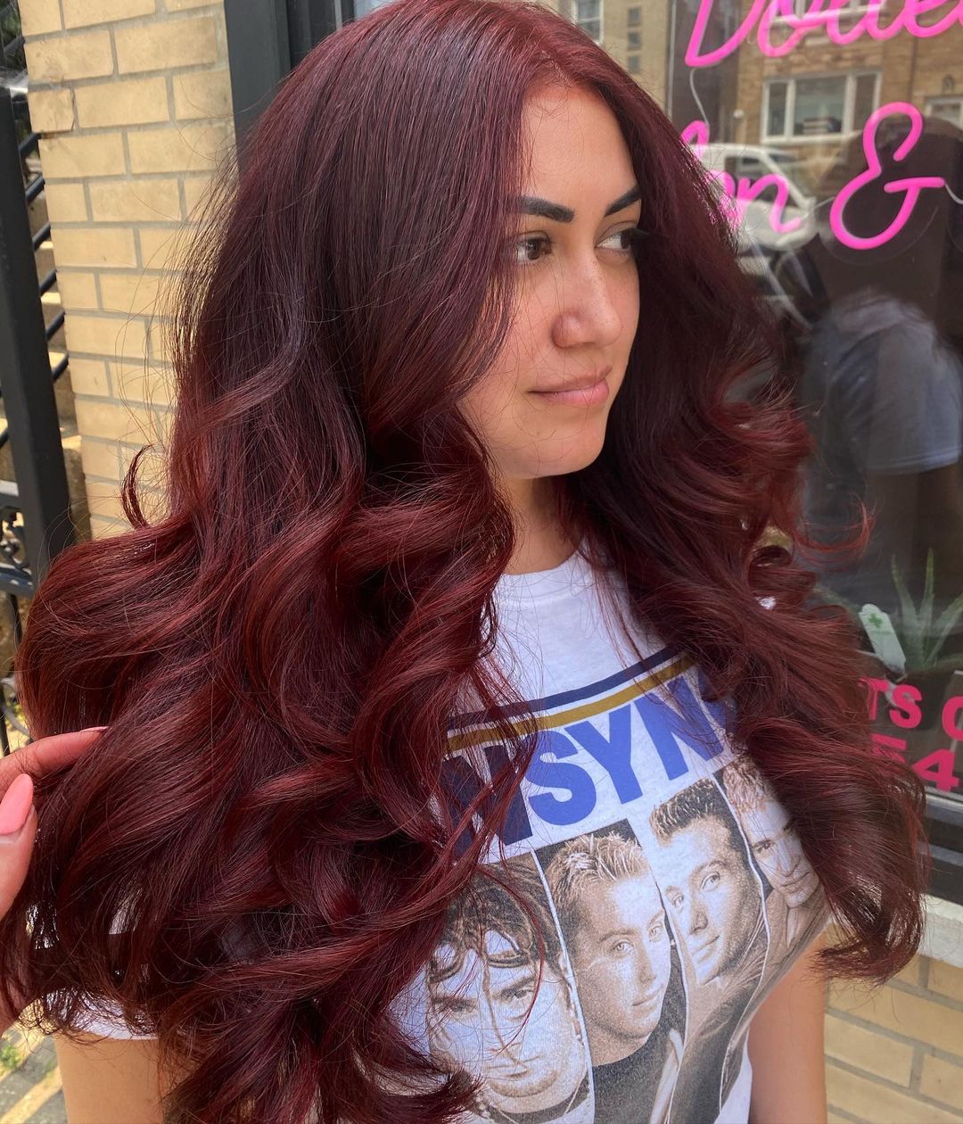 Cherry Wine Tape In Hair Extensions | Glam Seamless - Glam Seamless Hair  Extensions