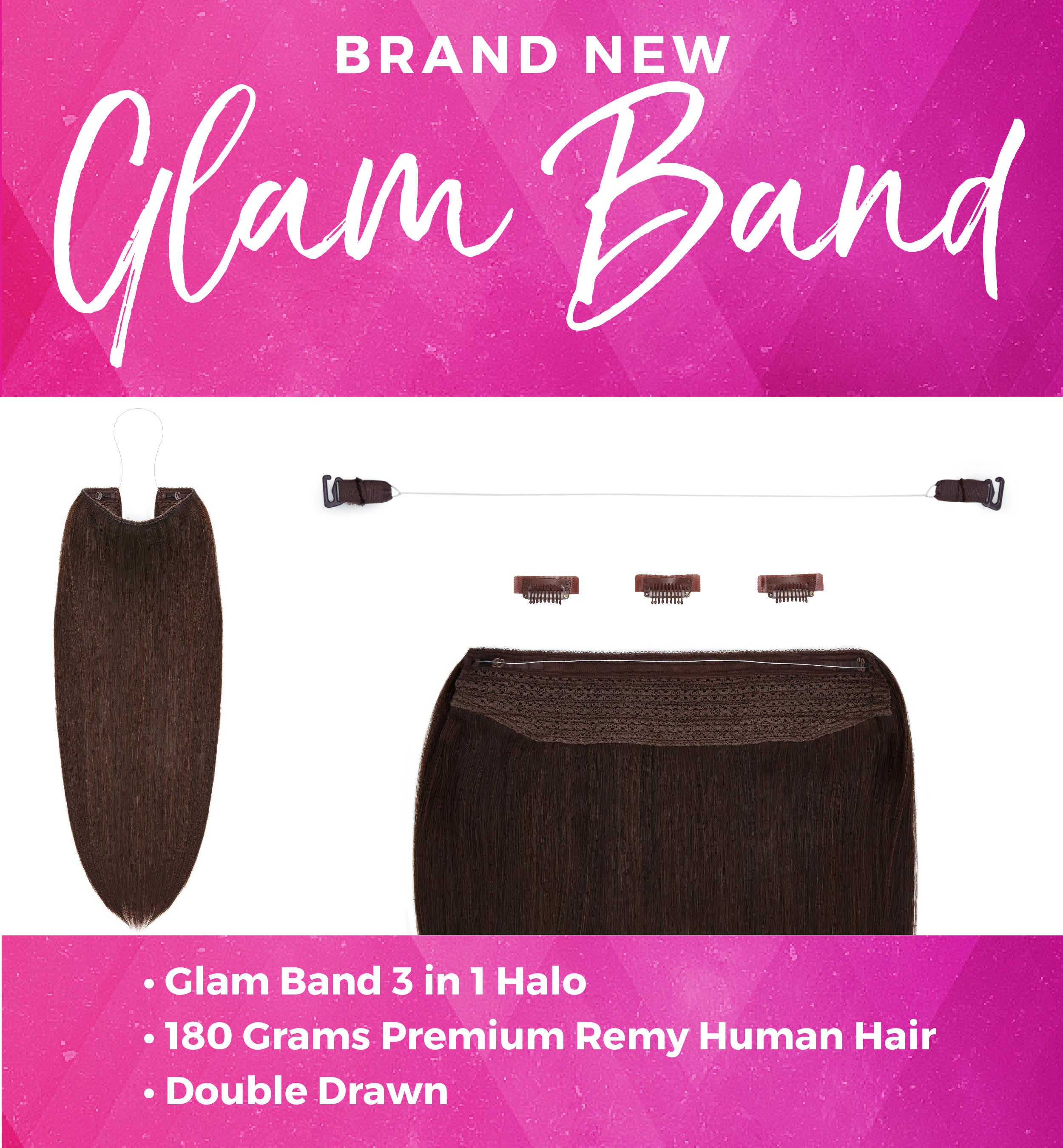 human hair band extensions