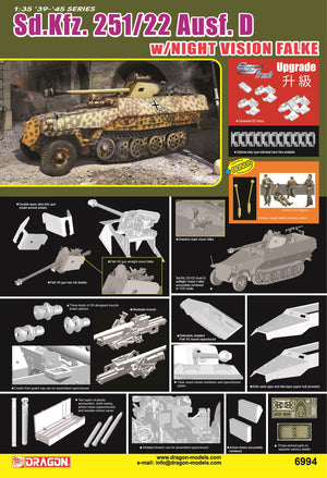 1/35 Sd.Kfz.251/23 Ausf.D Reconnaissance Vehicle – Cyber Hobby