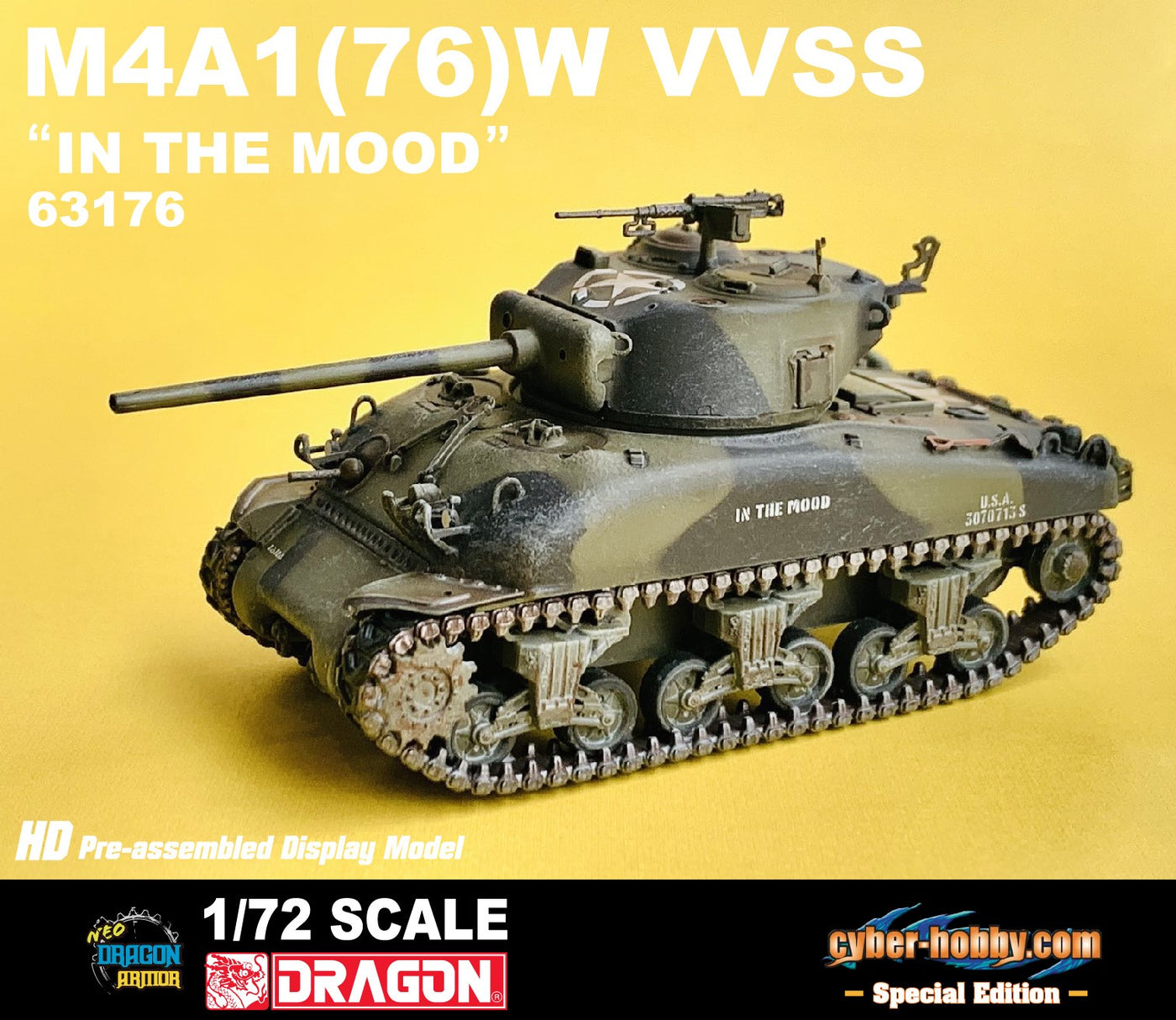 63176 - 1/72 M4A1(76)W VVSS 