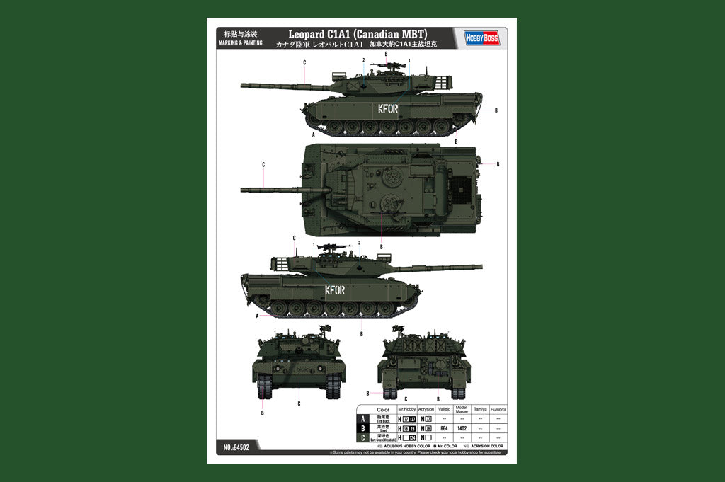 1/35 Leopard C1A1 (Canadian MBT) Hobby
