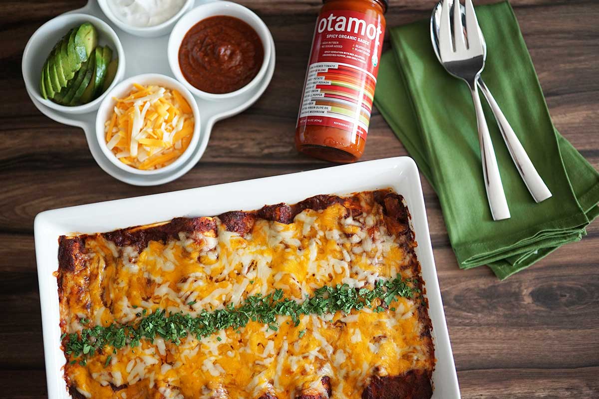 Spinach and Artichoke Enchiladas Recipe | Otamot - Otamot Foods