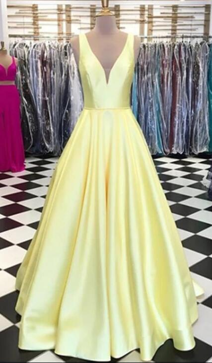 Simple Prom Dresses Long Prom Dress Fashion School Dance Dress Winter –  PromDressForGirl