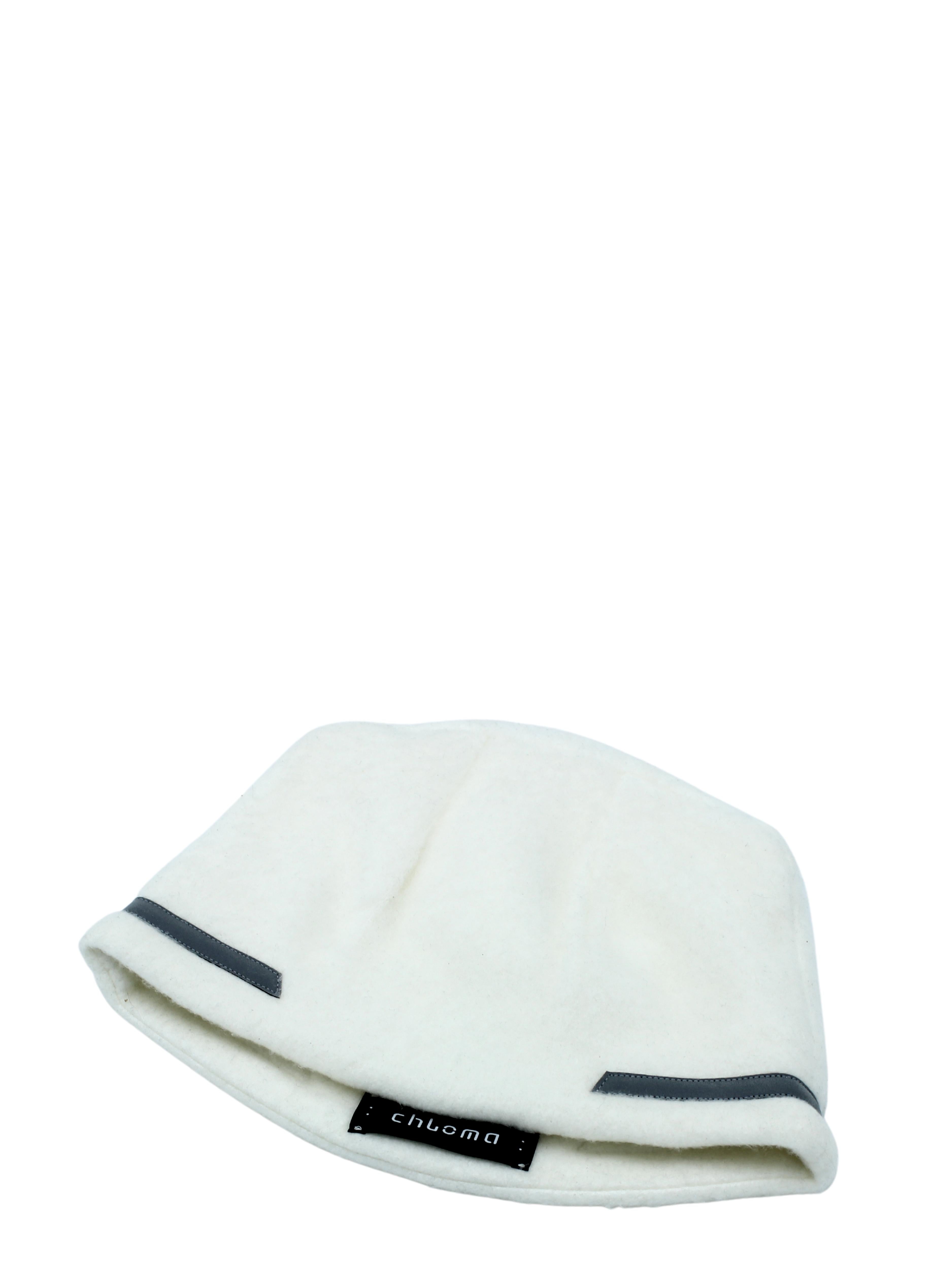 chloma REFLECT FURRY CAP white-