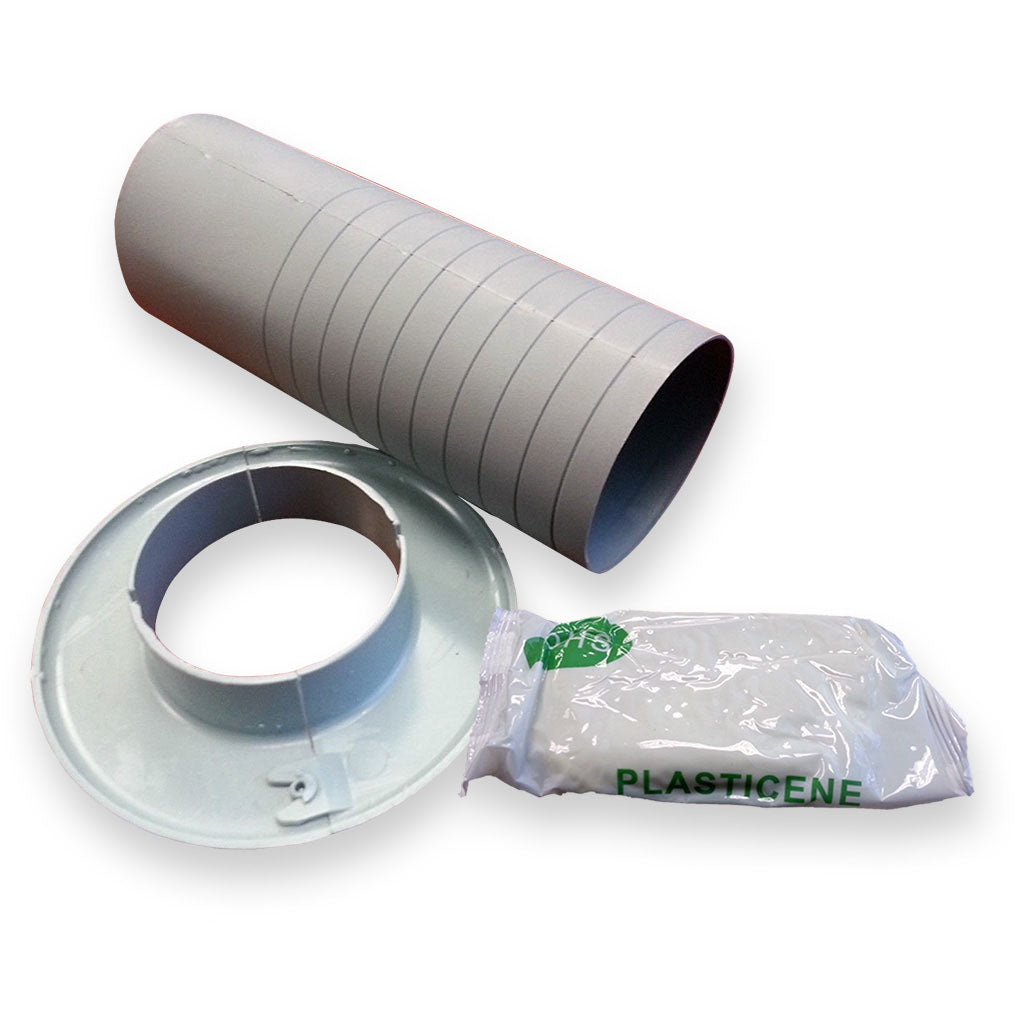 Wall Passage Liner Kit: Sleeve, Cap, Putty.