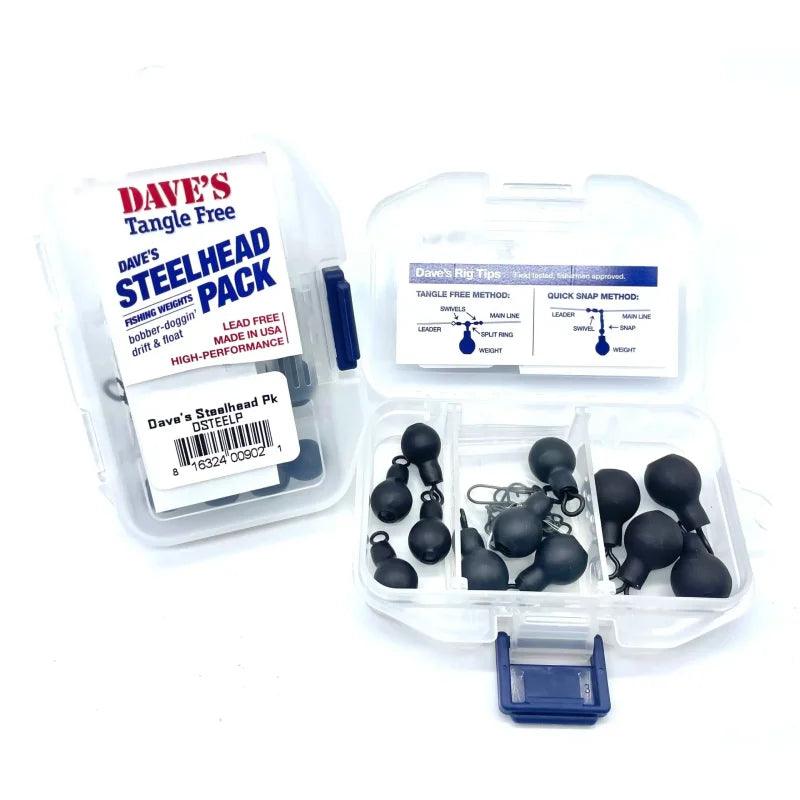 Dave's Tangle Free Steel Round Fishing Weights