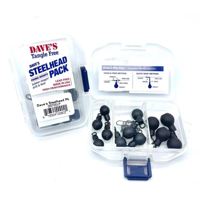 Dave's Tangle Free Steel Stick Fishing Weights  Grab-n-Go Packs - Willapa  Outdoor – Willapa Marine & Outdoor