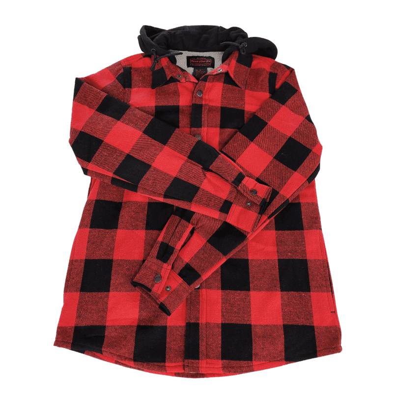 buffalo plaid flannel hoodie