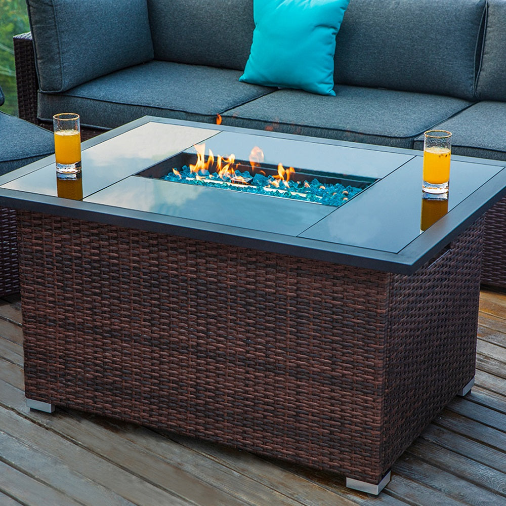 fire pit table btu