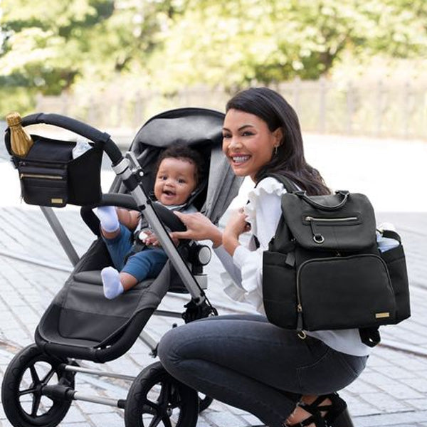 skip hop chelsea luxe stroller organiser black