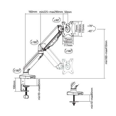 Outshine Gaming OGLDT46-C012 Dimensions