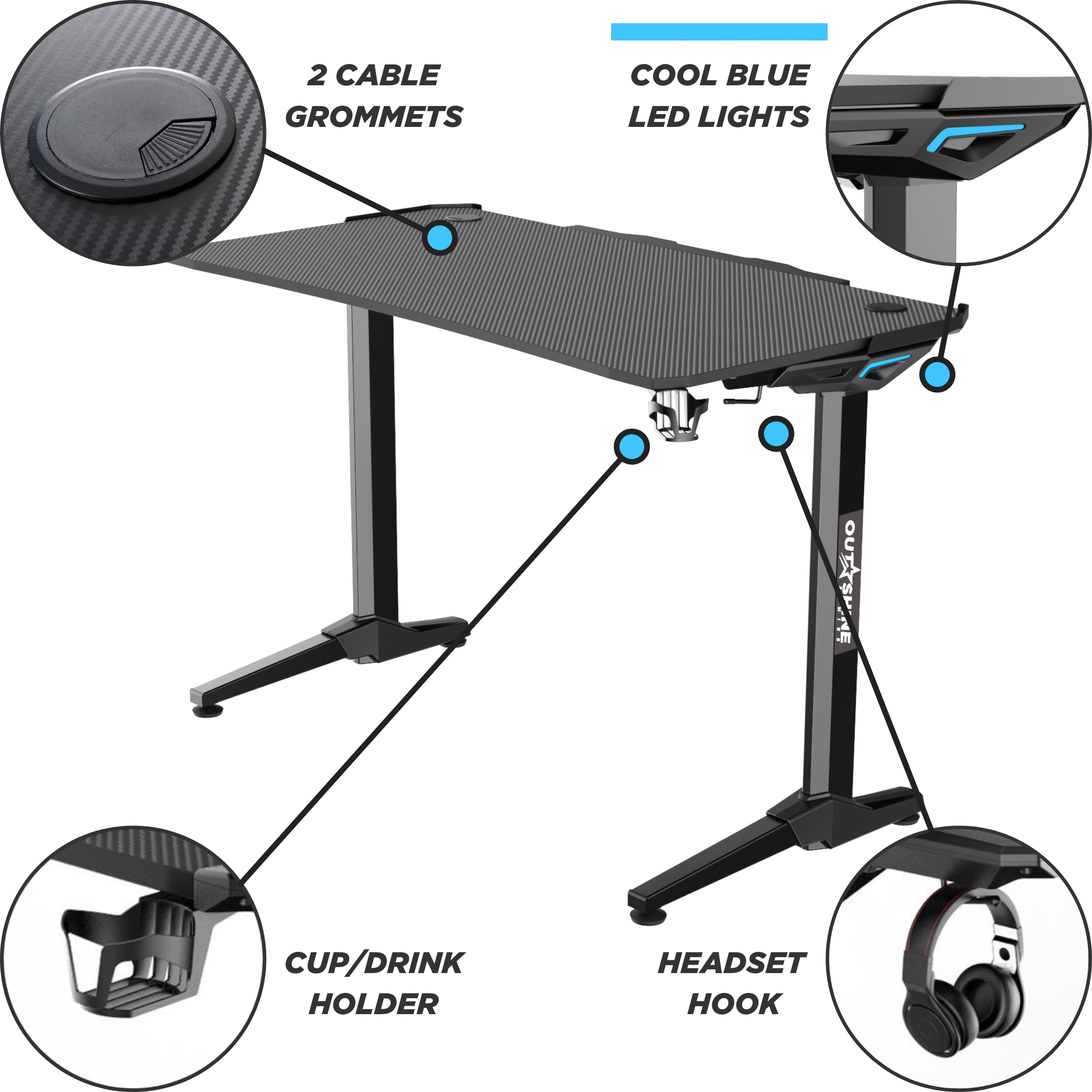 Outshine Gaming Uk Entity Gaming Desk