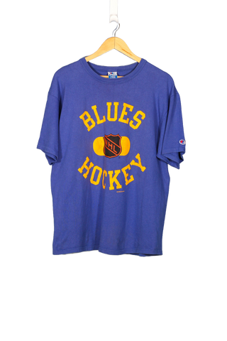 Vintage 1992 Atlanta Braves MLB T-Shirt Salem Sportswear Blue Size XL