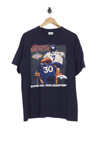 1998 Denver Broncos Super Bowl XXXII Champions Vintage T-shirt 