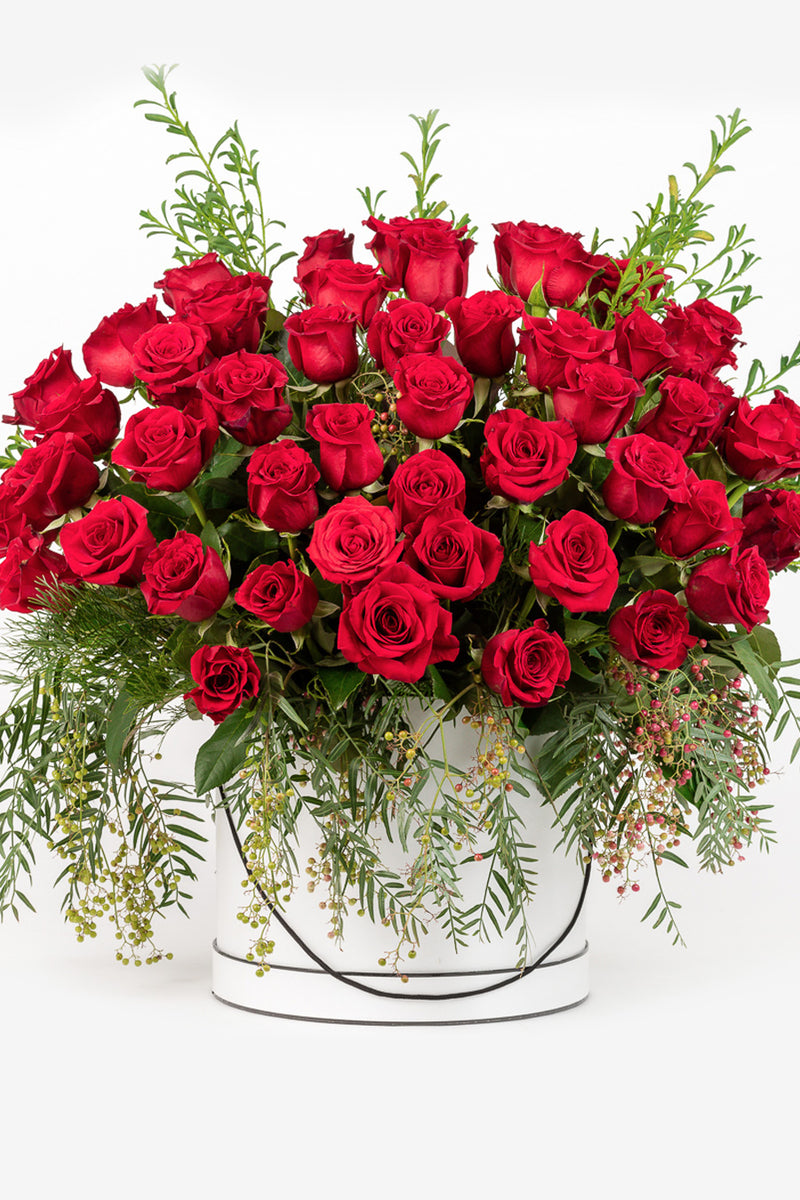 Cupids Roses (3+ Dozen Colombian Red Roses) - Petals on ...