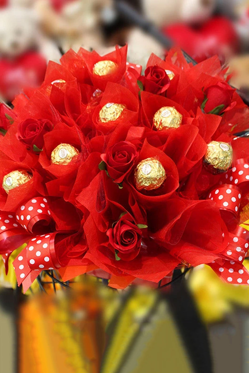 Ruby Red Chocolate Bouquet Petals On The Plaza Brisbane Florist Gold Coast Flower Delivery Qld Buy Flowers Online