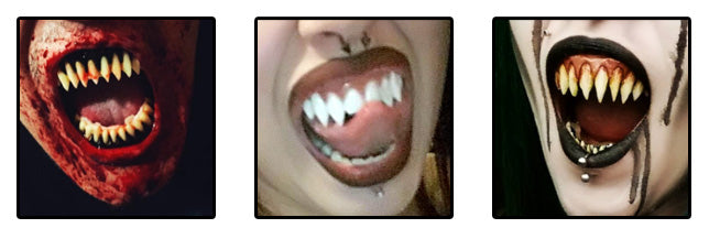 custom vampire fangs and monster teeth