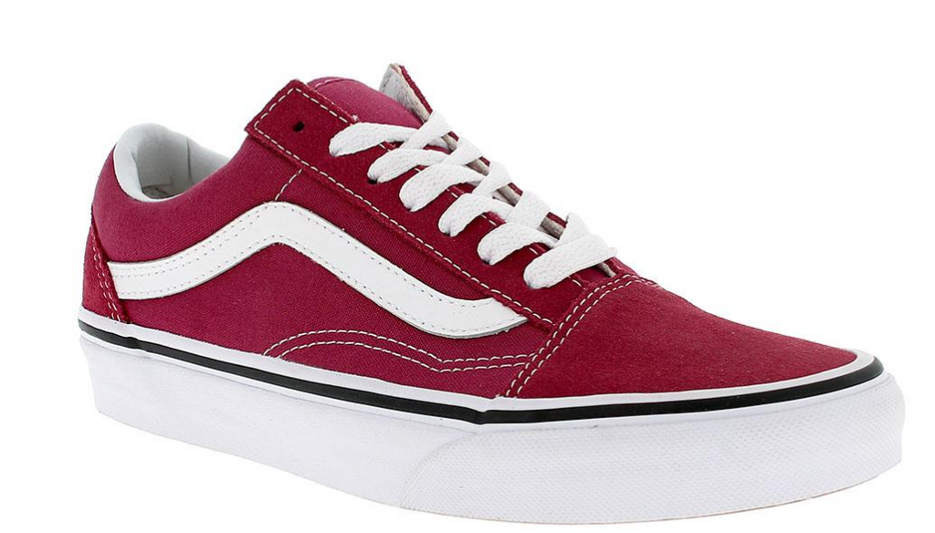 vans skate shoes maroon