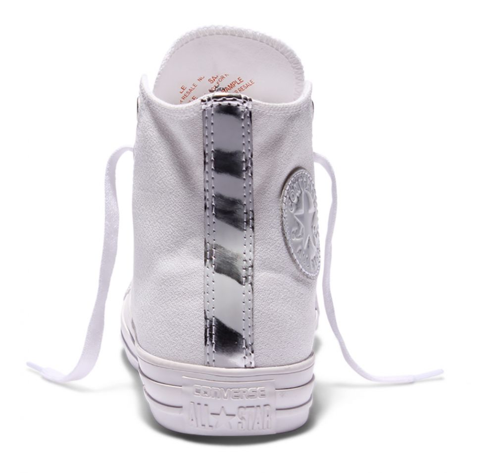 converse bianche e oro xp