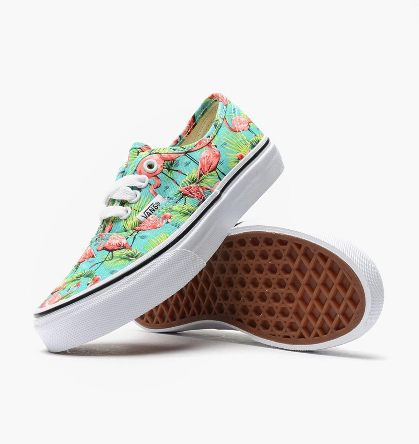 turquoise flamingo vans