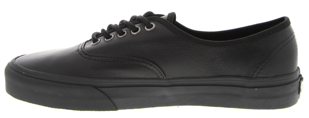 vans authentic leather black