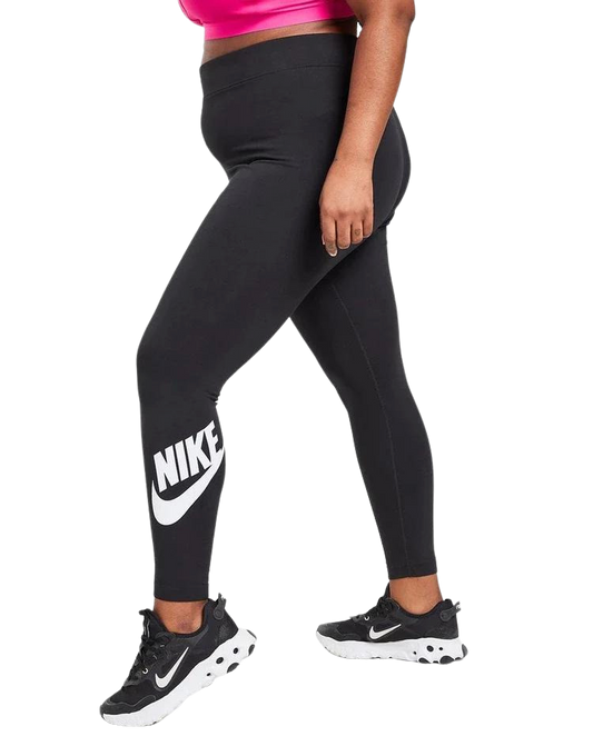 Nike DD0247-010 W ONE Tight MR Crop 2.0 Leggings Womens Black/(White) XS :  : Fashion