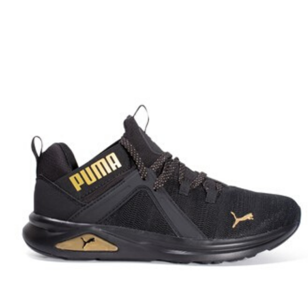 PUMA WOMENS ENZO 2 METAL Black/Gold 