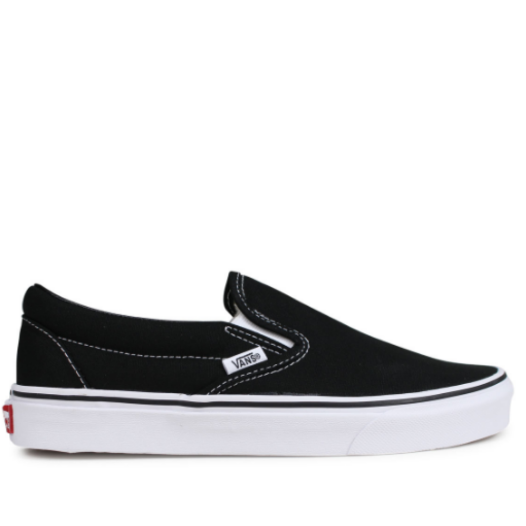 *Vans Classic Slip-on Black White (VN000EYEBLK) - SL - R1L6 – Shoe Bizz