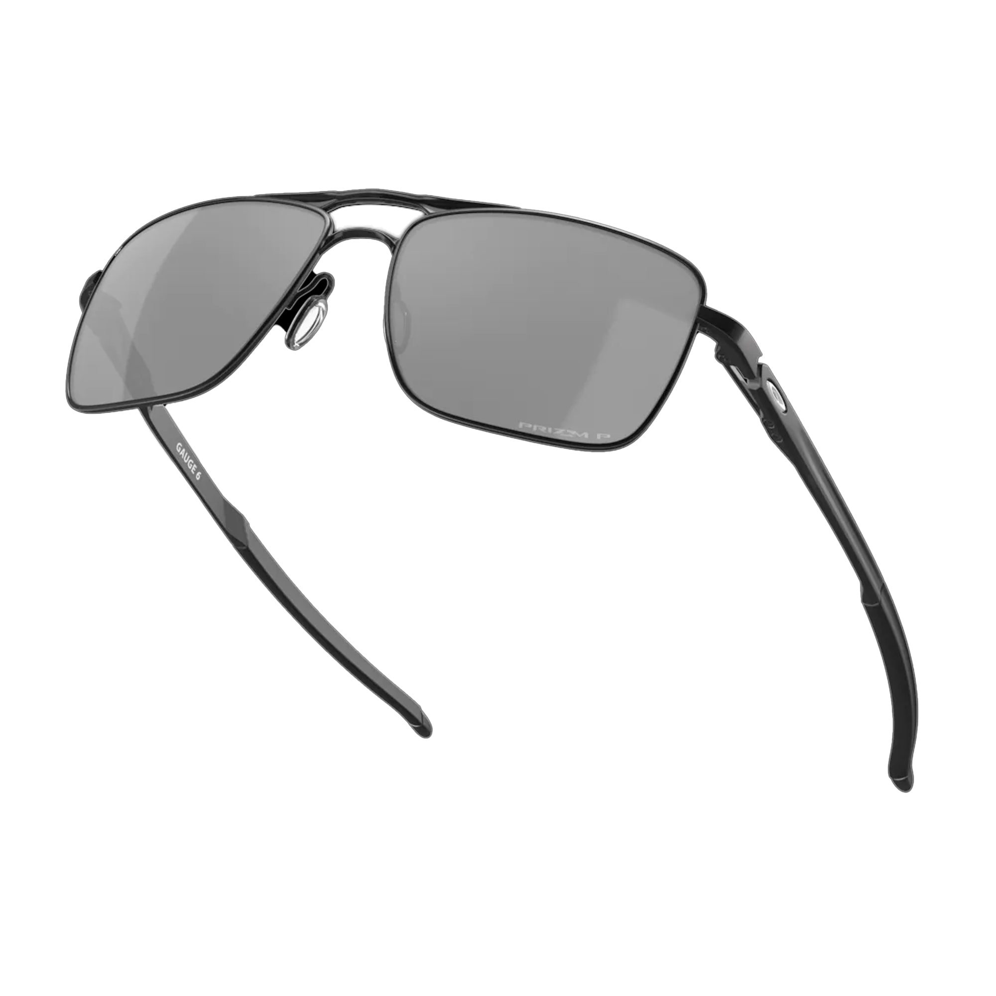 Oakley OO6038-0957 Gauge 6 Sunglasses Satin Black Frame w PRIZM