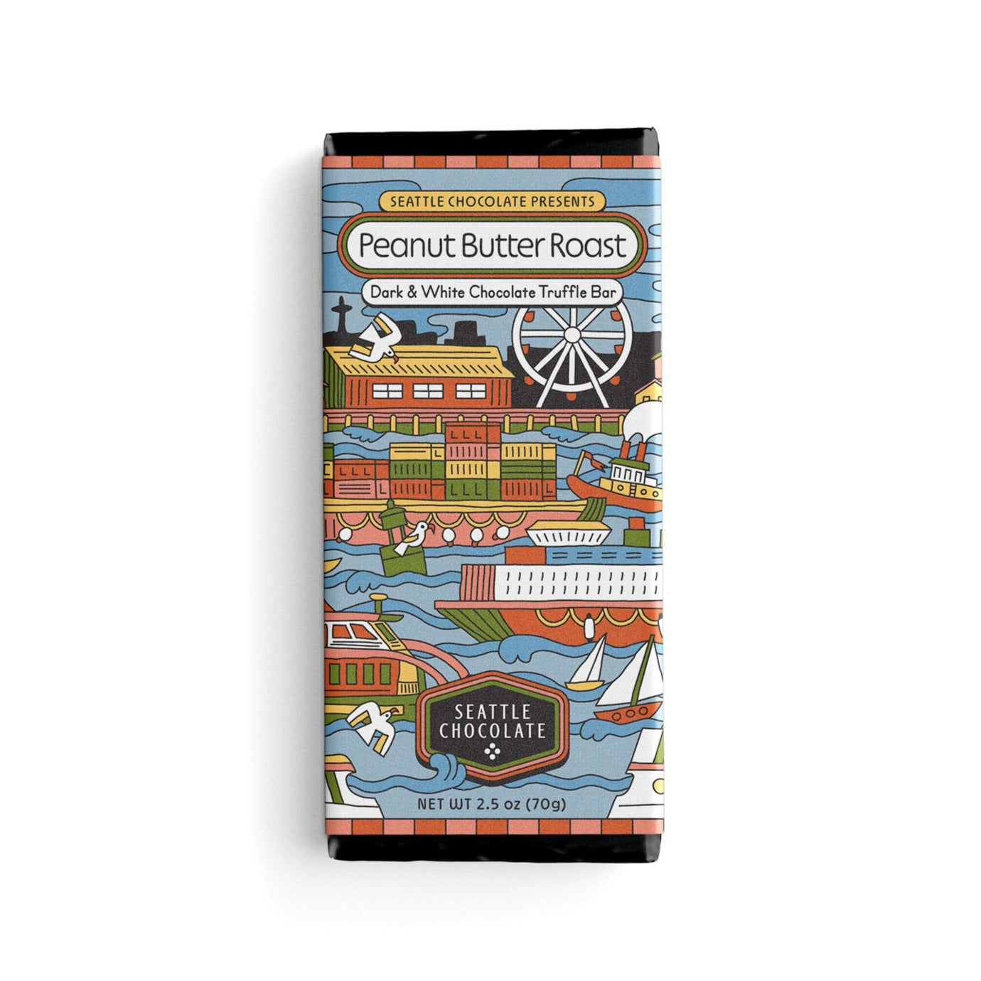 Peanut Butter Roast Truffle Bar – Seattle Chocolate Company