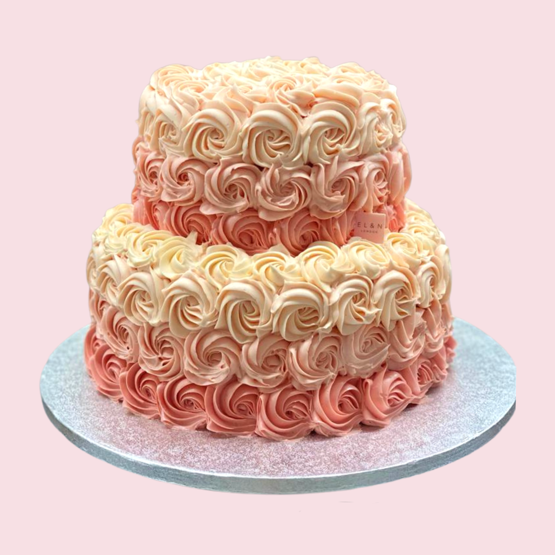 Pink Ombre Rosette - ELN London product image