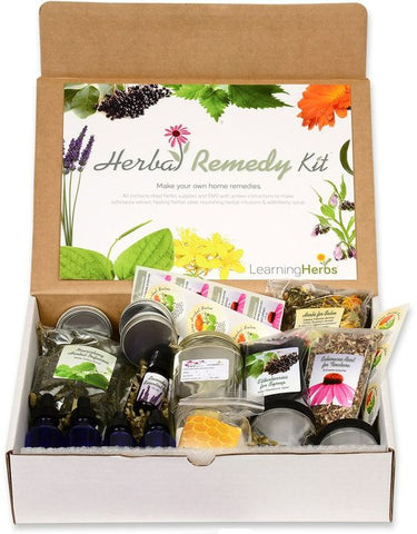 Herbal Infusion Kits_Plant Lover Gifts_Mother's Day Gifts_photo Learning Herbs_Aloe Gal