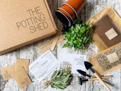 Indoor Garden Herb Kit_Plant Lover Gift_Mother's Day Gift_photo_The Potting Shed_Aloe Gal Gifts & Decor