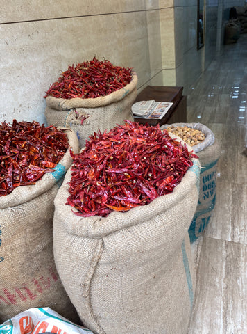 Chillies at Delhi Spice Market