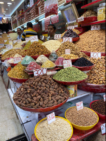 Fruit and nuts in Delhi Spice Market