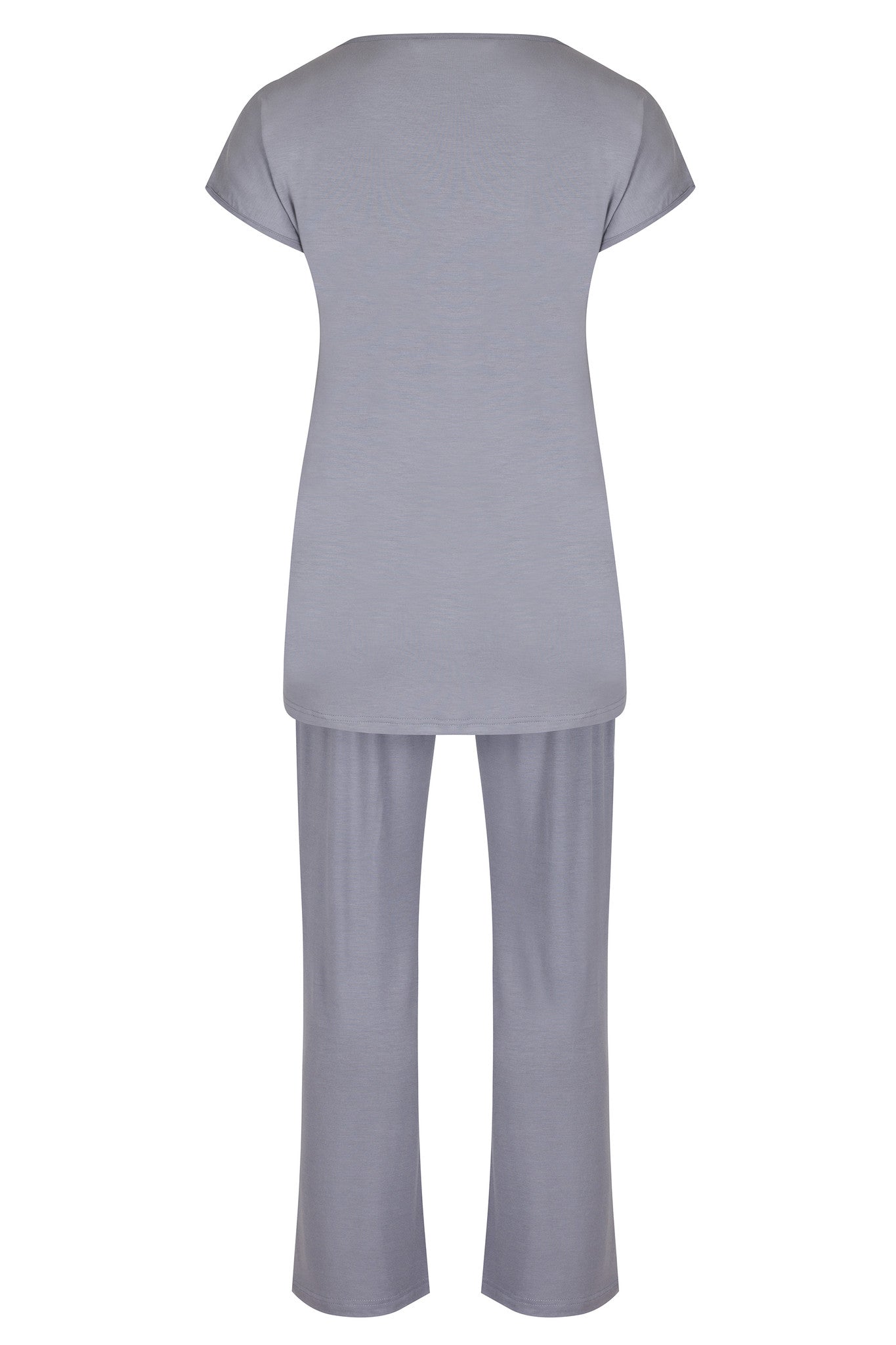 Radiance Short Sleeve Pyjamas - Dove Grey - MamaMoosh