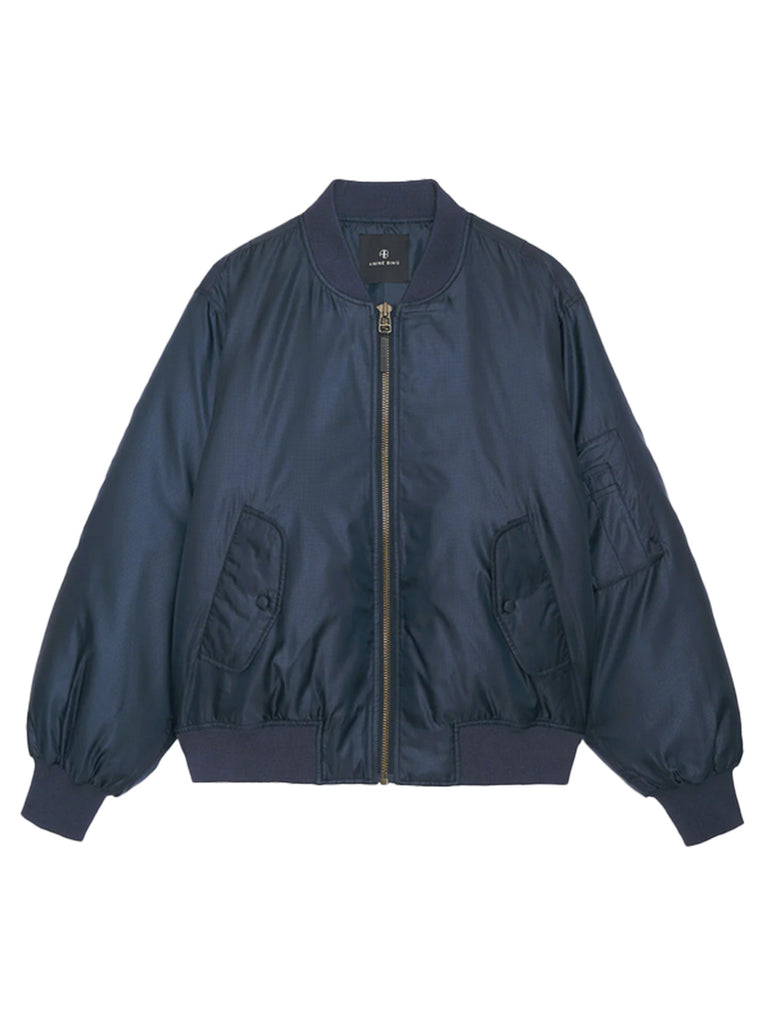 ANINE BING Leon Bomber Army Green Shop Label