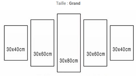 TABLEAU TAILLE CANVAS