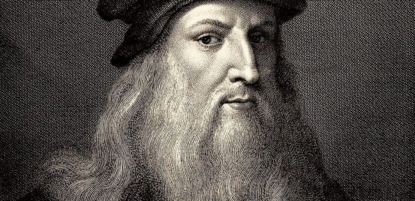 leonard de vinci noir et blanc