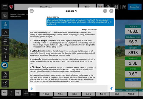 Example of Badger AI software being used