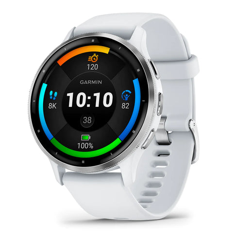  Garmin Forerunner 265 Running Smartwatch, Colorful AMOLED  Display, Training Metrics and Recovery Insights, Whitestone and Tidal Blue  : Electronics